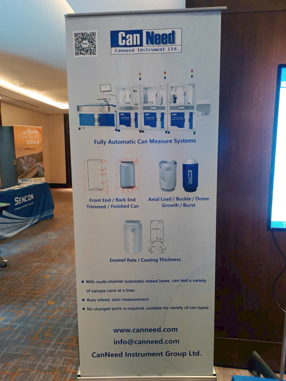 Banner của CanNeed tại sự kiện Asia CanTech 2024